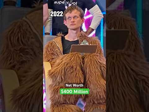 Vitalik Buterin Net Worth Every Year! #ethereum